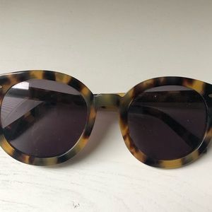 Karen Walker Super Duper Crazy Tort Sunglasses